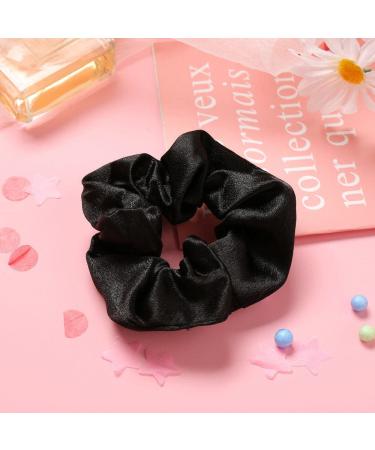 RTTYOA Silk Satin Leopard Cheetah Scrunchies | Assorted Colors & Styles | Soft Elastic Hair Ties for Ponytails | No Crease Hair Bands - Buy Online on GoSupps.com