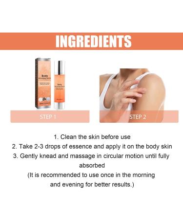Smoothing Body S rum Lissant S rum Corps Lissant Huile corporelle Hydratante pour la Peau Soyeuse et Lisse S rum Corps claircissant Hydratant pour Tous Types de Peau - Buy Online on GoSupps.com