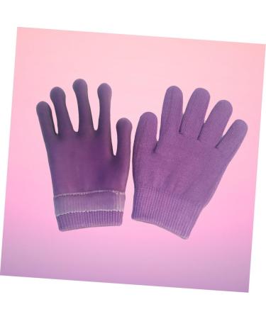 SOESFOUFU Gel Socks for Moisturizing Spa Gel Socks Cracked Heel Socks Spa Socks Cracked Skin Socks Moisturizing Gel Socks Moisturizing Socks Cracked Skin Gloves Socks for Heels Indoor Purple - Buy Online on GoSupps.com