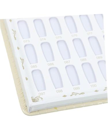  PAMINGONO 216 color show card nail polish display nail glitter display of the nail color chart Nail polish color chart colors nail polish color show card nail polish glue display card - Buy Online on GoSupps.com