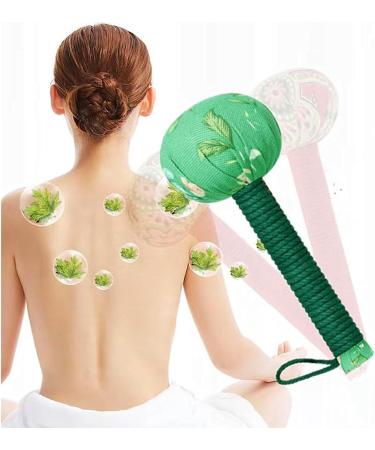 Manual Wormwood Massage Hammer for Full Body Relief | Acupuncture Knocking Tool for Back Neck & Legs | Reduce Tiredness & Pain - Buy Online on GoSupps.com
