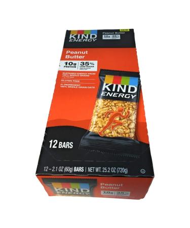 KIND Bars Energy Peanut Butter 12 Bars 2.1 oz (60 g) Each
