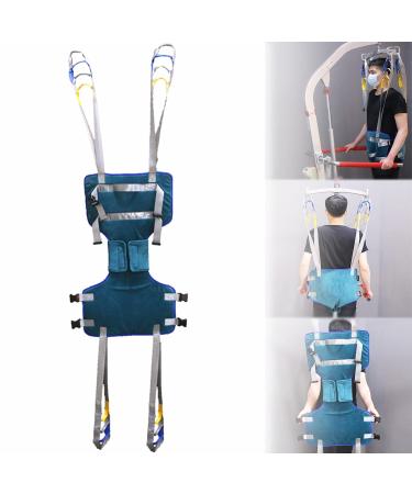 Patient Lifting Slings Lift Full Body Walking Standing Aids Patient Sling with Four Point Support Full Transfer Belt Strap Patient Hoist Sling