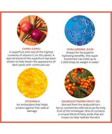 Fieldtrip C the World Brightening Serum with Camu Camu - 1 fl oz | Glow & Brighten | International Shipping Available - Buy Online on GoSupps.com