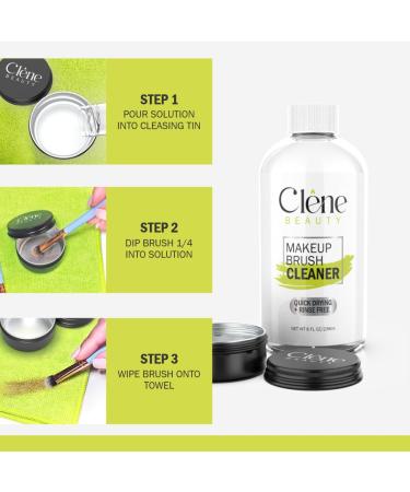 Buy Rinse-Free Makeup Brush Cleaner - Quick-Drying Deep Clean for All Brushes - 8 Oz Bottle - Buy Online on GoSupps.com