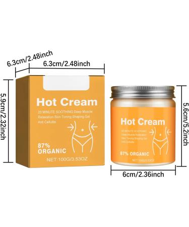 Fat Burning and Weight Loss Cream Slimming Cream 2 Pieces Fat Burning Cream for Women and Men Hot Body Slimming Cream Perfect for Shaping Waist Abdomen and - Buy Online on GoSupps.com