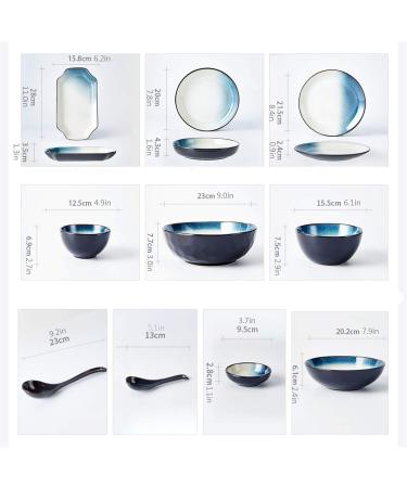 Dinner Plates Household Dishes Set Simple Ceramic Dinner Plates Set of 5 Durable Ceramic Dinnerware Set Plates Bowls Snack Plates Spoons Plates Kitchenware - Buy Online on GoSupps.com
