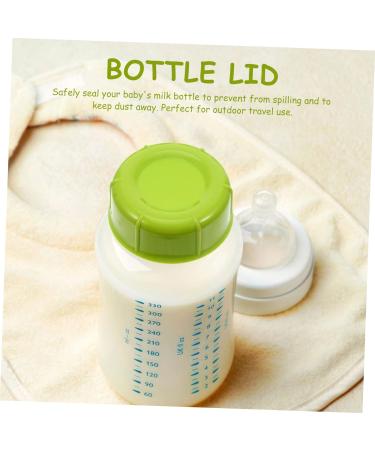 BESTonZON 30 Pcs Baby Bottle Seal Cap Soda Bottle Caps Organiser Waterproof Narrow Neck Glass Bottle Lid Flow Bottles Replacement Travel Caps Women Feeding Bottle Food Grade Pp Mother Kettle Greenx3pcs 4.3x4.3x1.5cmx3pcs - Buy Online on GoSupps.com