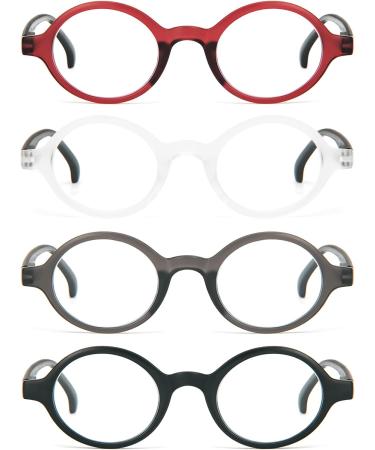 Kokobin 4 Pack Anti-Blue Light Reading Glasses for Men & Women - 1.5 Diopters with Spring Hinges - Buy Online on GoSupps.com