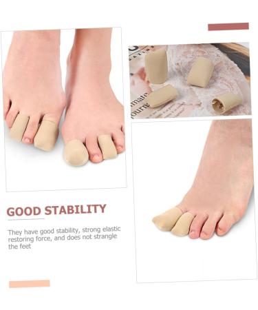 Healeved 2pcs Toe Tabs Protective Case - Moisturizing Toe Covers for Sports - Gel Toe Protective Sleeves 2.6x4cm - Buy Online on GoSupps.com