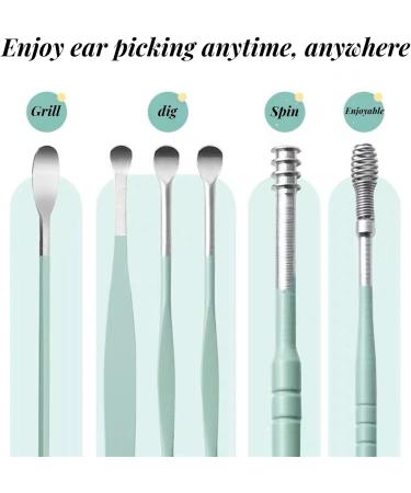 Primobe Ear Wax Cleaner The Most Professional Ear Cleaning Master in 2023 Innovative Spring Earwax Cleaner Tool Set Innovative Spring Earwax Cleaner Tool Set 6 Pcs Kit (Blue) - Buy Online on GoSupps.com