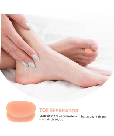 Healvian 8pcs Toe Separator Nursing Clip Board Set - Silicone Gel Pedicure Tools for Feet - Hallux Valgus Orthotics - Brown Sebs - Buy Online on GoSupps.com