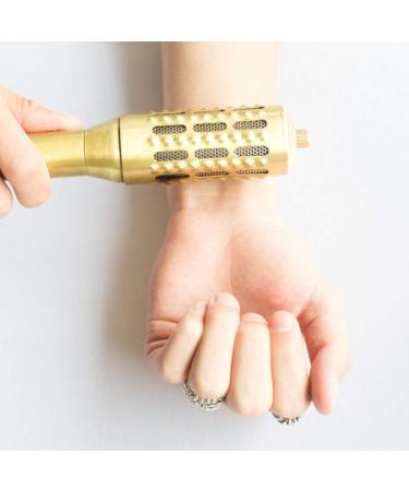 Zhongjiuyuan Big Brass Moxa Rader - 10 Pieces Moxa Sticks for Meridian Massage & Chinese Medicine Therapy | Health Care for All Ages - Buy Online on GoSupps.com