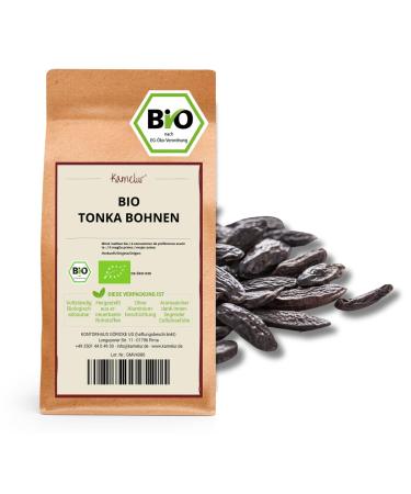 Kamelur 100g Organic Tonka Beans from Brazil - Grade A Flavoured Tonka Beans No Additives - Packaged in Biodegradable Packaging