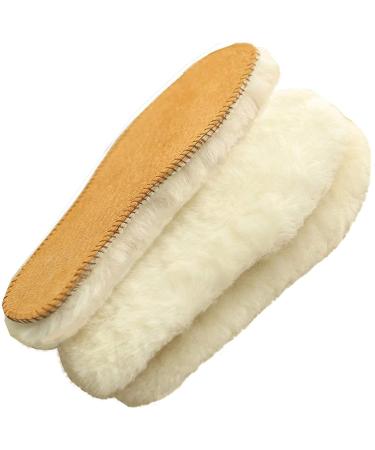 Australian Sheepskin Insoles Thick and Warm Wool Insole Women Men Replacement Insole (8 M US Women)