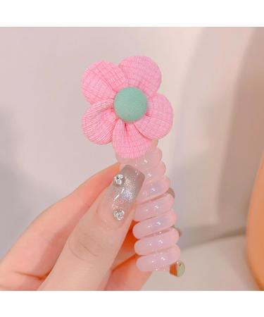 Braided Phone Cord Hair Ties Hair Ties Phone Cord | Phone Cord Ponytail Holders Ponytail Holder Accessories for Girls Kids Children - Buy Online on GoSupps.com