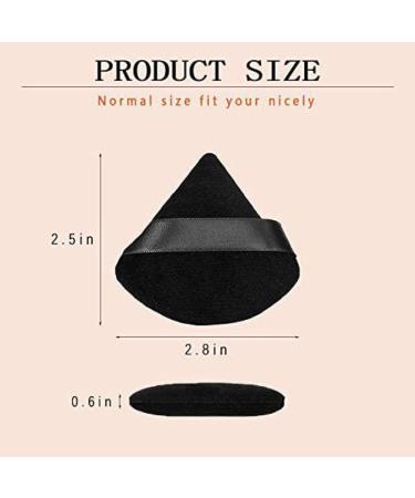 6pcs powder puff triangle washable mini cosmetics soft powder cotton puff flour lightweight powder puff makeup tool - Buy Online on GoSupps.com