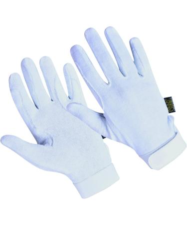 AK Cotton Grip Horse Riding Gloves AKRS-8485 - White, Size M - Buy Online on GoSupps.com