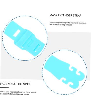 HOMSFOU 60 Pack Mask Cap Bracket with Clip Hook Adjustable Facial Cover Rope & Neck Stretcher Extension for Sports International Shipping Available - Buy Online on GoSupps.com