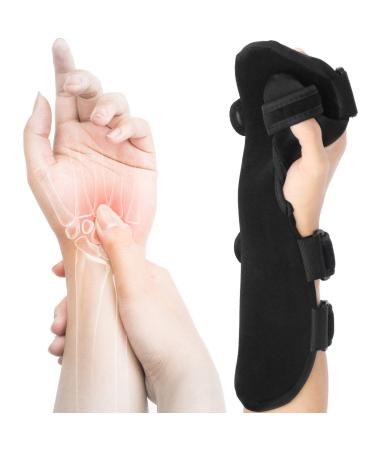 Gloves Holder Fix Plate for Hand Wrist Splint & Thumb Brace | Black Fracture Support 32x12cm - Buy Online on GoSupps.com