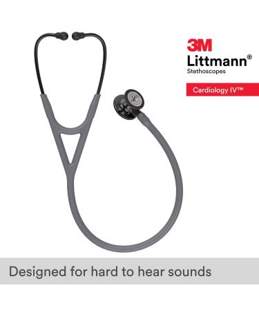 3M Littmann Cardiology IV Stethoscope - High Polish Smoke Finish - 27 inch - Gray Tube - Smoke Headset - Buy Online on GoSupps.com