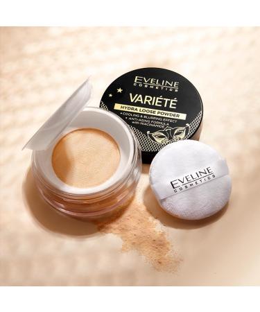 Eveline Cosmetics Refreshing Loose Powder Variety with Anti-Aging Complex Moisturizing and Refreshing Water-Based Formula 5 g - Buy Online on GoSupps.com