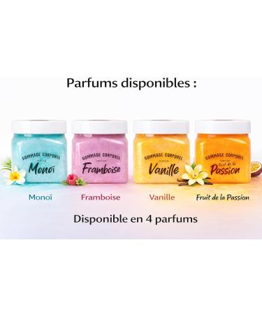 Gommage Corporel - Exfoliant et Hydratant Doux pour tout Type de Peau - Senteur Vanille - 470 gr VANILLE 470 g (Lot de 1) - Buy Online on GoSupps.com