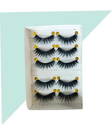 minkissy 5 Pairs False Eyelashes Natural False Magnetic Eyelashes Fake Eyelashes Pestanas Postizas Naturales False Lashes Lashes Natural Eyelashes Extend 3D Dense - Buy Online on GoSupps.com