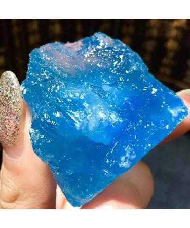 Natural Crystal Rough Natural Crystal Rough 1pcs Beautiful Natural sea Sapphire Stone Natural Aquamarine Crystal Reiki 80-90g - Buy Online on GoSupps.com
