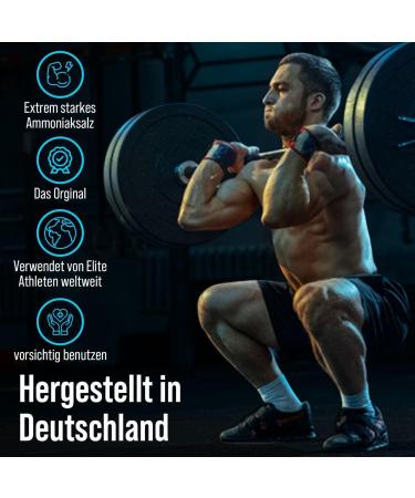 German Smelling Salt Extra Strong Ideal for Strongman - Ammonia - 40ml - Buy Online on GoSupps.com