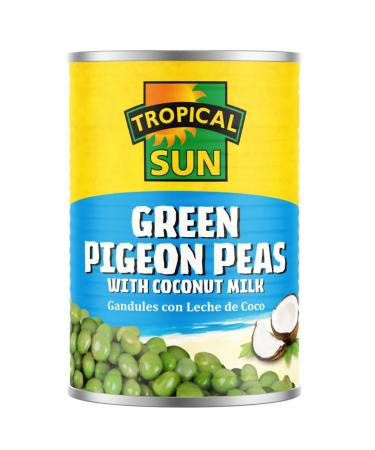 2 x Tropical Sun Green Pigeon Peas with Coconut 12 x 425g
