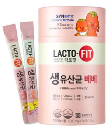 CKD LACTO-FIT ProBiotics for Baby(1 3 Years Old) Good for Babies with Sensitive intestine 2000mg * 60EA (Total 120g)