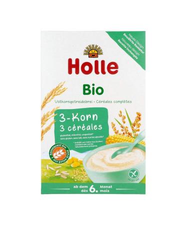 Holle Organic Porridge 3 Grain | Healthy Baby Food | International Shipping - Buy Online on GoSupps.com