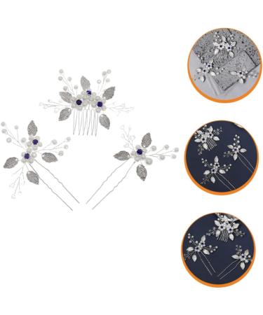 minkissy 4 Sets Bridal Wedding Comb Hair Leaf Bride Wedding Comb Green Accessories Bride Headdress Pearl Headpiece for Wedding Bride Headpieces Copper Wire Prom Flowers Banquet - Buy Online on GoSupps.com