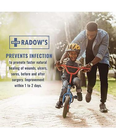 Doctor Radow 10% Povidone Iodine Antiseptic Ointment 1oz - Fast Healing for Pressure Sores & Bedsores - Buy Online on GoSupps.com
