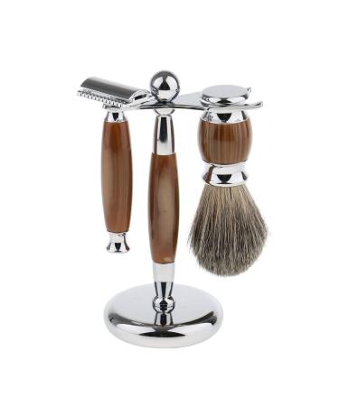Backbayia Shaving Brush Holder Stainless Steel for Men Barber Hair Salon #2