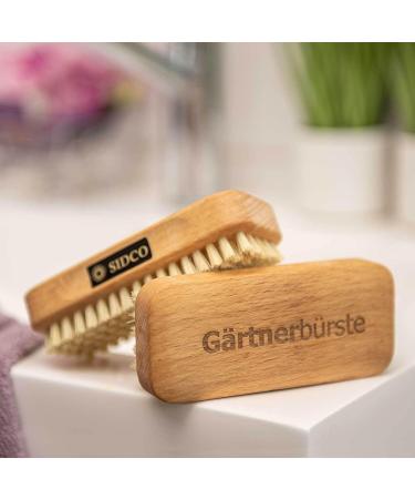 SIDCO Gardener's Brush - Hand Washing & Nail Brush for Craftsmen | Durable Wood 1 Piece - Buy Online on GoSupps.com