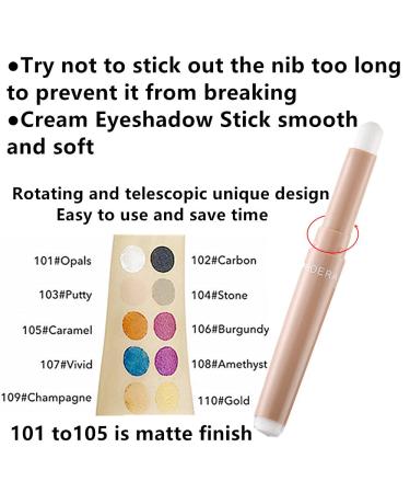 Burgundy Eyeshadow Stick | Waterproof Creamy Eye Pencil | Go Ho Cream 106 - Buy Online on GoSupps.com