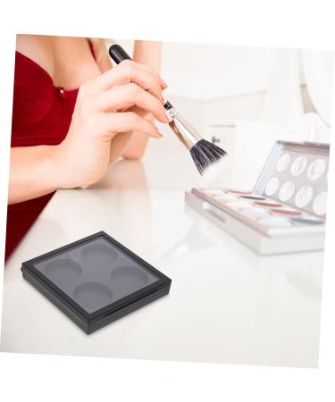 Baluue 5pcs Eye Shadow Blank Empty Cosmetic Eyeshadow Packing Plates Eyeshadow Powder Plate Black As 8.00X7.00X1.30CM Black - Buy Online on GoSupps.com