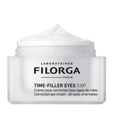 Filorga Time-Filler Eyes 5-XP Anti Aging & Wrinkle Reducing Eye Cream With Hyaluronic Acid and Orchid Stem Cells to Minimize Wrinkles & Dark Circles Lift & Firm Eyelids & Enhance Lashes 0.5 Fl Oz