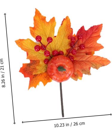 TOPBATHY 9 Pcs Maple Pumpkin Plugin Desk Top Decor Halloween Home Decor Home Decorations Fake Pumpkin Ornaments Festival Pumpkin Decoration Fall Wreath Fall Decor Vase Plastic Pine Cones - Buy Online on GoSupps.com