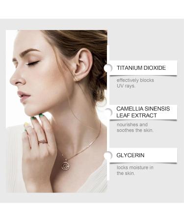  G n rique Sunscreen Setting Powder 8g Mineral Brush Face Powder Natural Makeup Finish Long-Lasting Oil Control Breathable Sunblock Women Beach Travel Use - Buy Online on GoSupps.com