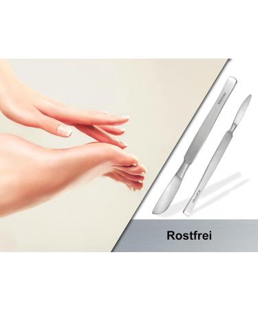 Horn Skin Remover Set Stainless Steel Foot Care Cream & Scrub for Corns & Calluses | Gentle Pedicure Solution - Buy Online on GoSupps.com