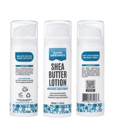 Premium Shea Butter Lotion - 5 Fl Oz | Moisturizing & Nourishing - International Shipping Available - Buy Online on GoSupps.com