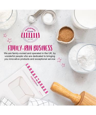 Anniversary House Rainbow Cupcake Decoration Kit 75 Cupcake Cases and 12 Toppers Cupcake Box 6 Hole with Window Rainbow Cake Toppers Pastel Rainbow Party Decorations AMZ013 - Buy Online on GoSupps.com