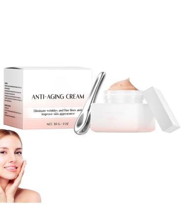 homomdy Anti-Wrinkle Filler Serum Powerful Wrinkle Corrector - Advanced Anti-Aging Face Cream Blurring and Smoothing Face Cream Brightening Serum Fine Line Reducing Peptide (1pcs)