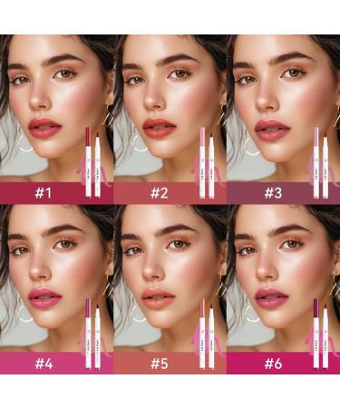  SONGVISON 2-in-1 matte lipstick with lip liner and lipstick effect highly pigmented waterproof extremely long-lasting color-resistant natural finish for makeup - Buy Online on GoSupps.com