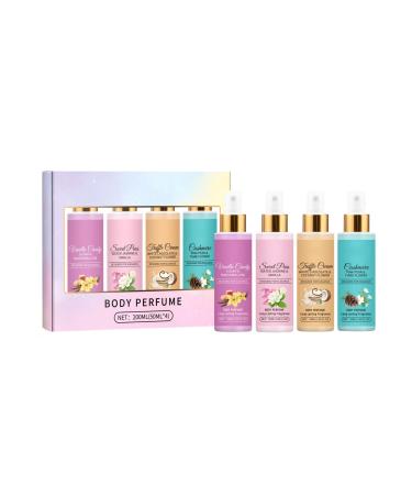 Body Mist Gift Set - Perfumes for Women Everyday Body Spray for Women Vegan Cruelty-Free Fragrance Valentine's Day Gifts