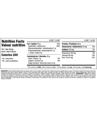 Allmax HexaPro Protein Bar Chocolate Chip Cookie with 20g Protein and with only 4g Sugar Snacking for High in Protein Diets or post workout diets 54g (12 Count) - Buy Online on GoSupps.com