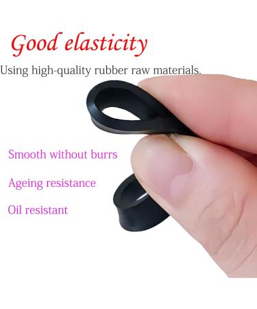 Buy Qrity 6-Piece O-Ring Sealing Rubber Set | Kitchen Sink Snappy Gum Seal | Replacement Seals | OD 38mm ID 29mm for Pipe Sealing - Buy Online on GoSupps.com